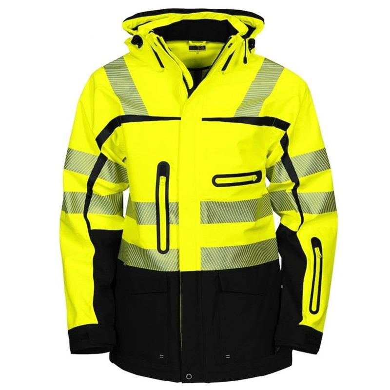 Customized Industrial High Visibility Polyester Cotton Durable Safety Coverall Construction Factory Workwear Overall