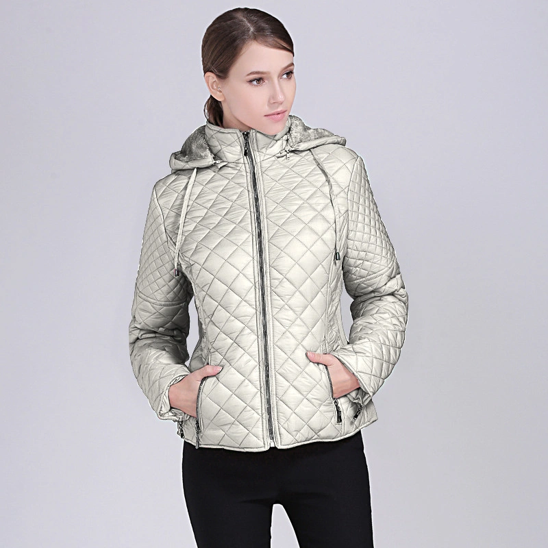Women&prime;s Cotton Padded Coat Parkas Puffer Down Winter Jacket
