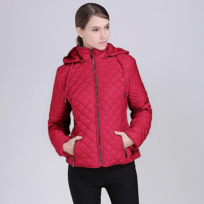 Women&prime;s Cotton Padded Coat Parkas Puffer Down Winter Jacket