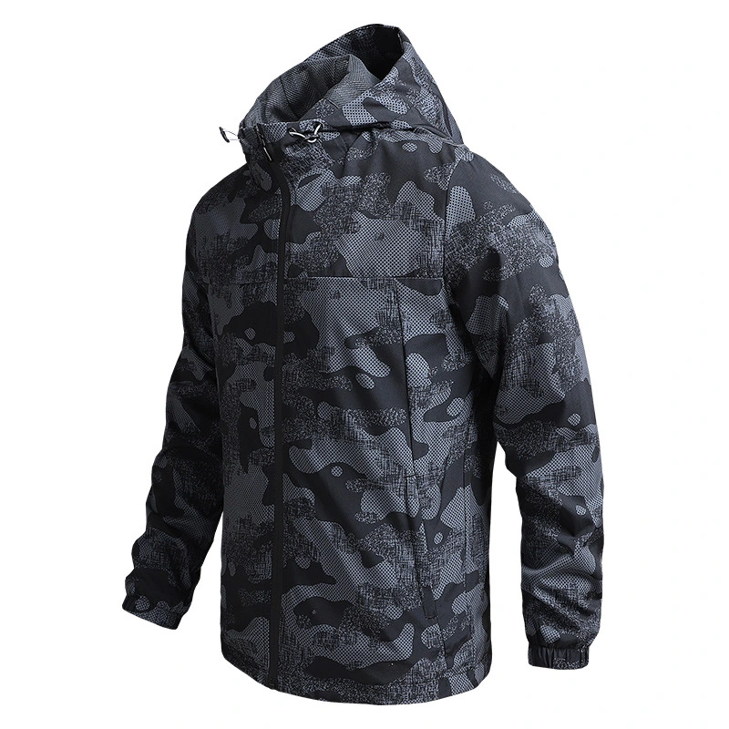 Waterproof Fishing Outdoor Jacket Hiking Camping Fishing Soft Fabric Breathable Shell Jacket