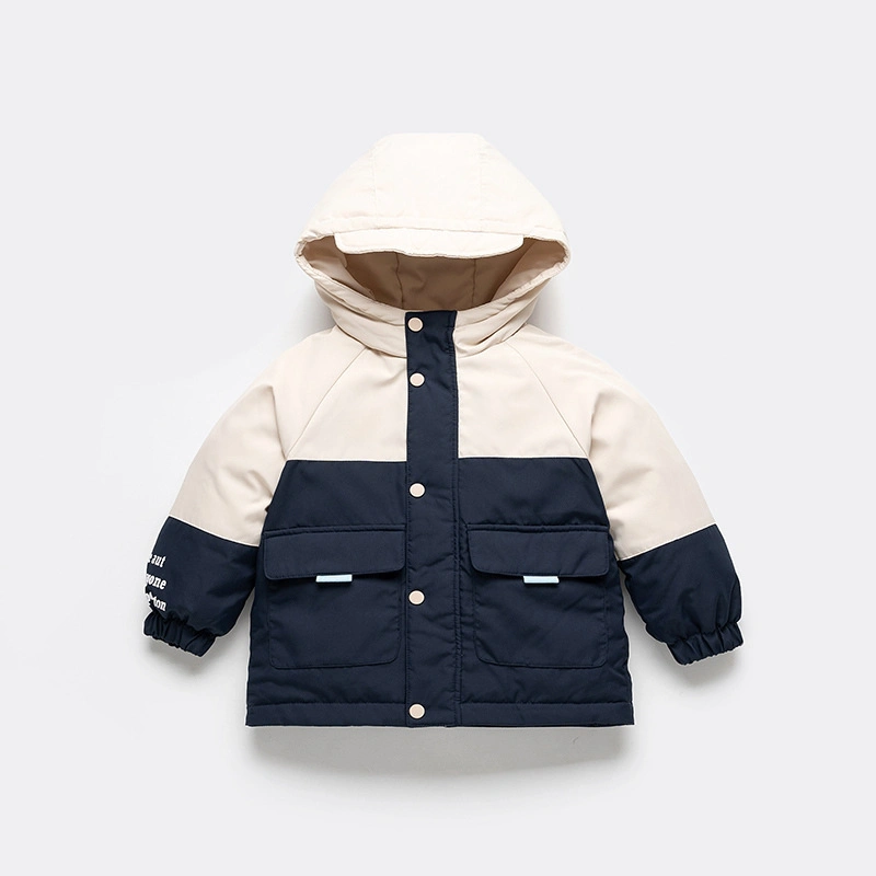 Winter High Quality Kids Wear Hooded Waterproof New Children&prime;s White Duck Down Jackets