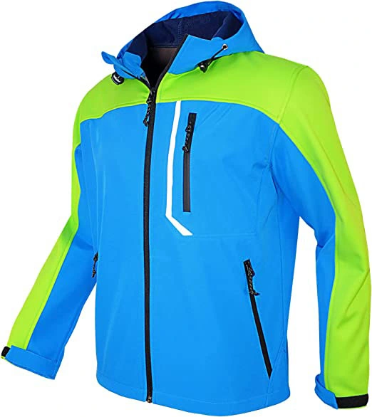 Wholesale Men&prime;s Outdoor Softshell Fleece Waterproof Jacket with Hoody