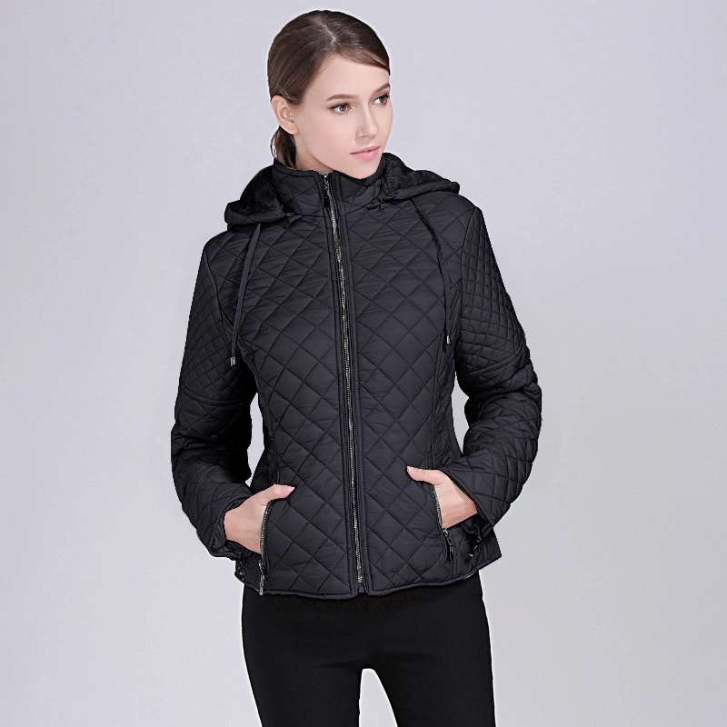 Women&prime;s Cotton Padded Coat Parkas Puffer Down Winter Jacket