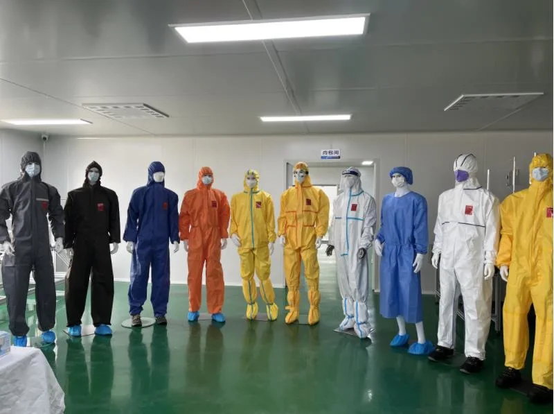 Disposable Liquid Particulate Protection Safety Coverall Work Wear From Professional Coverall Manufacturer