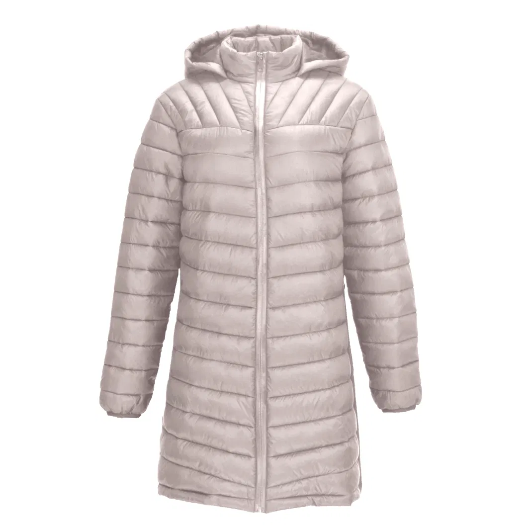 Custom Winter Warm Puffer Coat Women Long Jackets