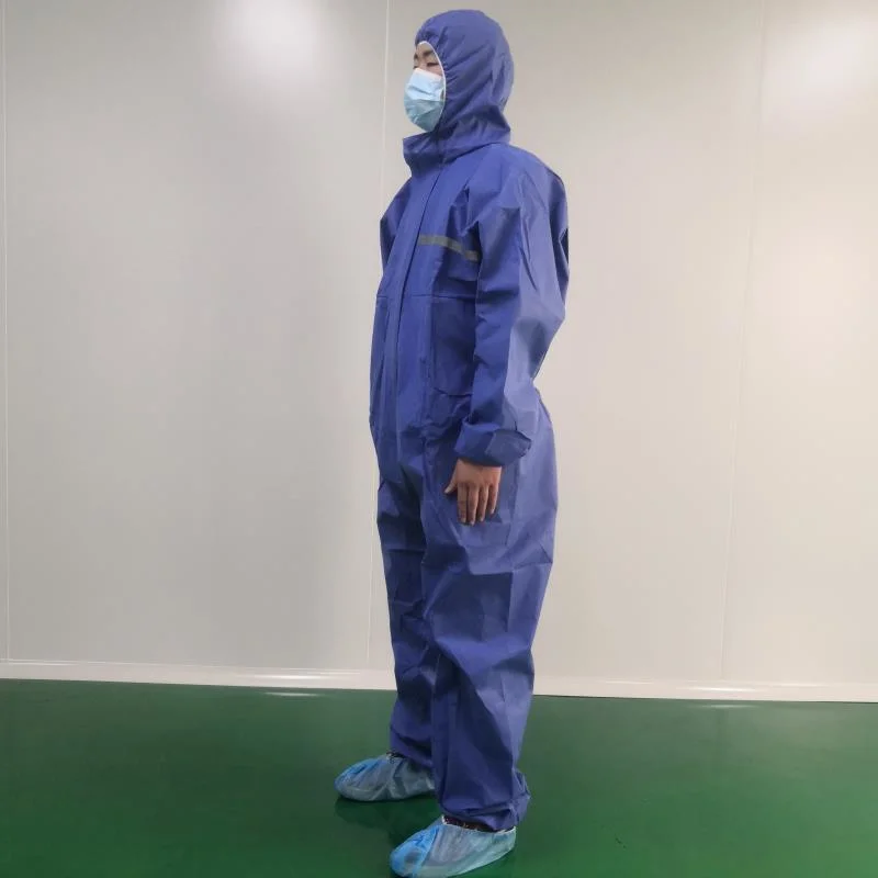 Disposable Liquid Particulate Protection Safety Coverall Work Wear From Professional Coverall Manufacturer