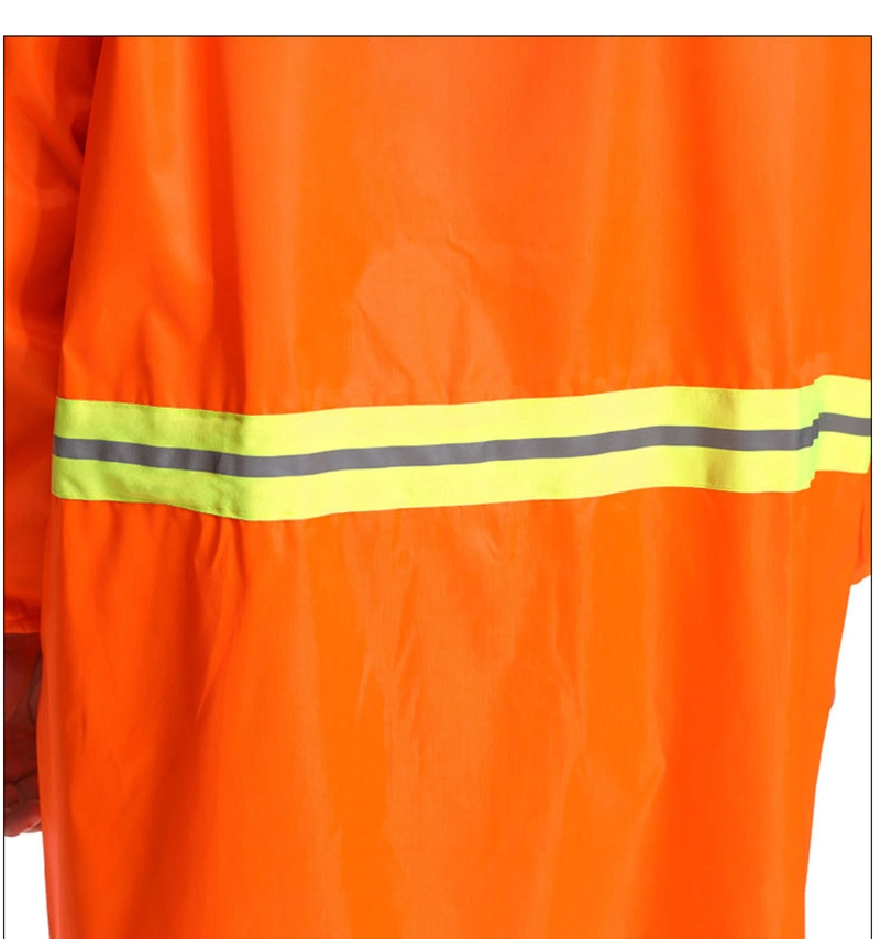 Trendy Orange Safety Construction Workwear Reflective Rain Laboratory Coats High Visibility Winter Jackets for Work