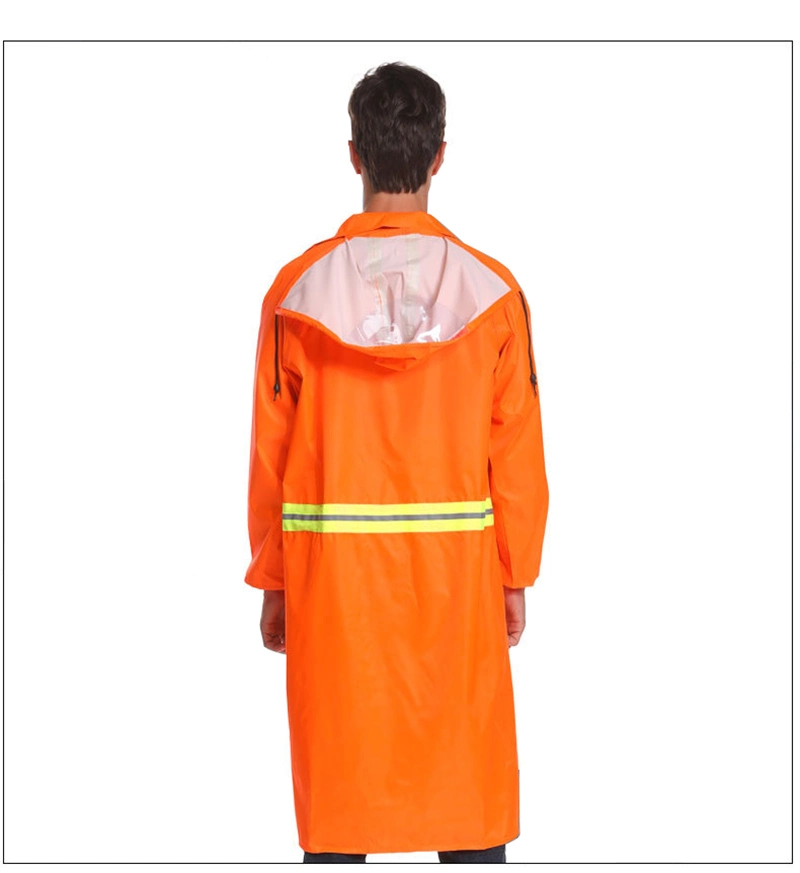 Trendy Orange Safety Construction Workwear Reflective Rain Laboratory Coats High Visibility Winter Jackets for Work