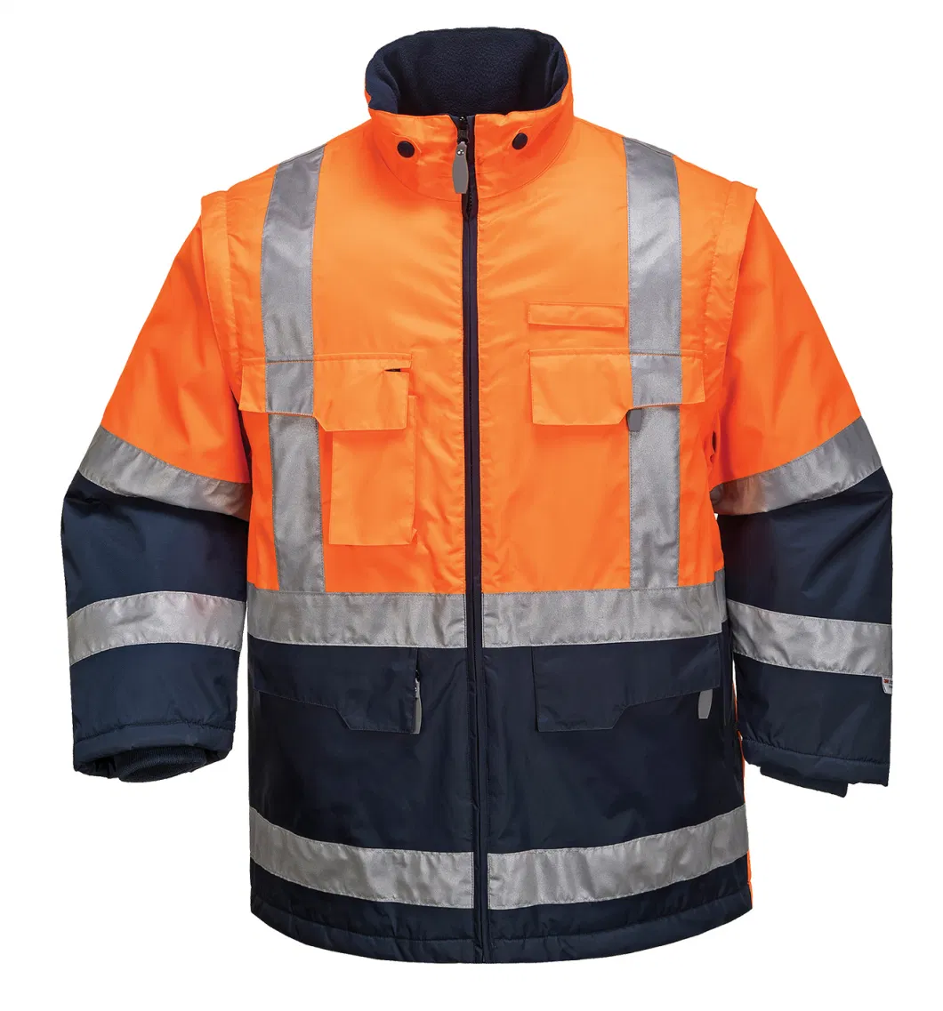 Factory Supply Custom Industrial Reflective Safety Construction Clothing Hi Vis Workwear