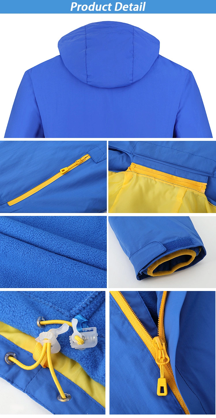 Hooded Neon Yellow Sports Custom Rain Softshell Jacket for Men