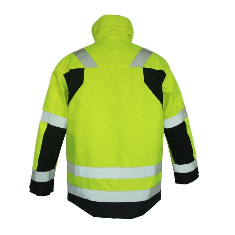 Factory OEM Service High Vis Reflective Jacket Safety Security Work Wear