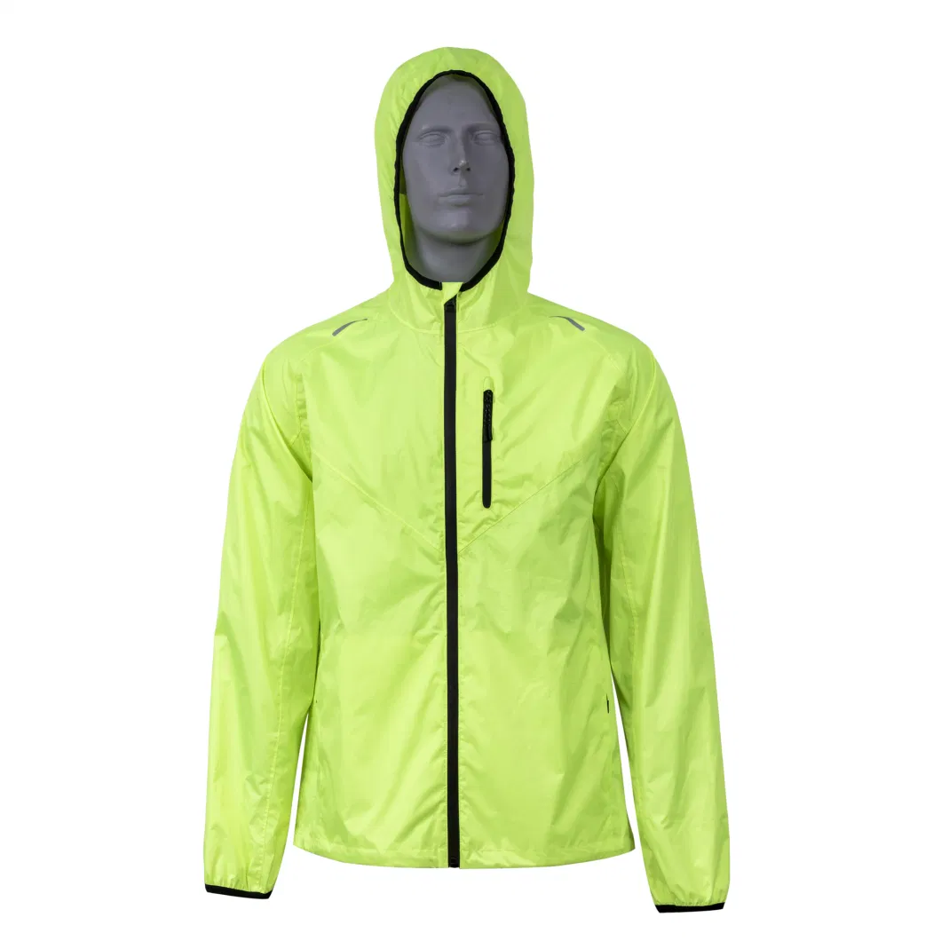 Waterproof Raincoat Winter Windbreaker Breathable Sports Men&prime;s High Visibility Hi Vis Reflective Safety Clothing Protective Security Apparel Workwear Jackets