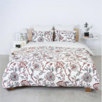 Set di copripiumini in cotone di qualità superiore con custodia con letto king size Set di letti queen size in cotone dal design personalizzato ultra morbido