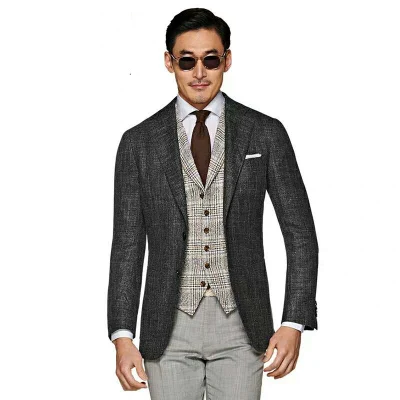 Abbigliamento moda su misura Abbigliamento per il tempo libero uomo Abiti da sposa Bespoke su misura Costume da uomo