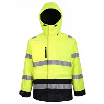 Produttore Cina impermeabile Inverno riflettente da lavoro giacca Hi Vis Paddy Camice arancione