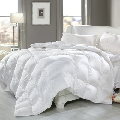 Feathers duck Down Comforter King taglia tutta la stagione -100&Cotton con 80% piumino bianco con piumino