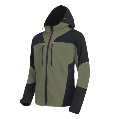 Produttori all′ingrosso Custom Outdoor Softshell Coat Block caldo Giacche Inverno Giacca antivento da trekking con zip