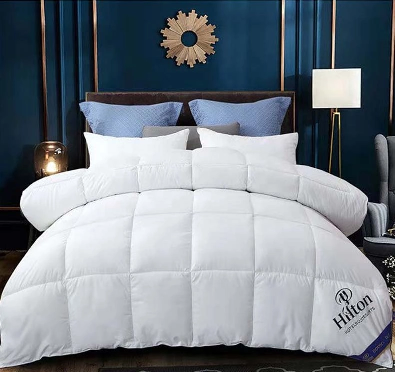 White Goose / Duck Feather Down Filled Luxury Hotel Bedding Duvet Comforter