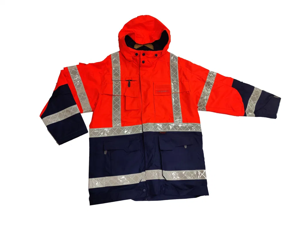 Factory Directly Customizable Industrial Hi Vis Reflective Safety Waterproof Workwear