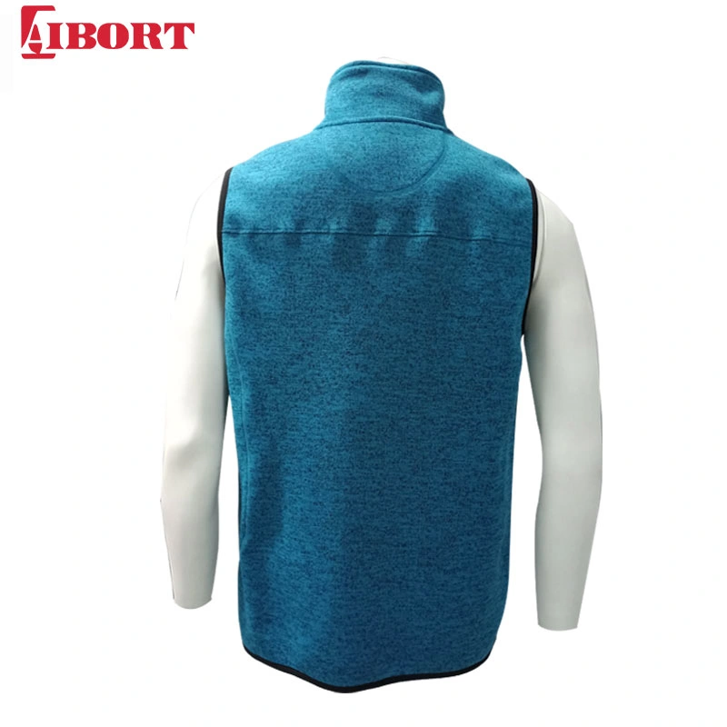 Aibort Front Zip Fleece Sleeveless Sportswear Vest (jacket-12)