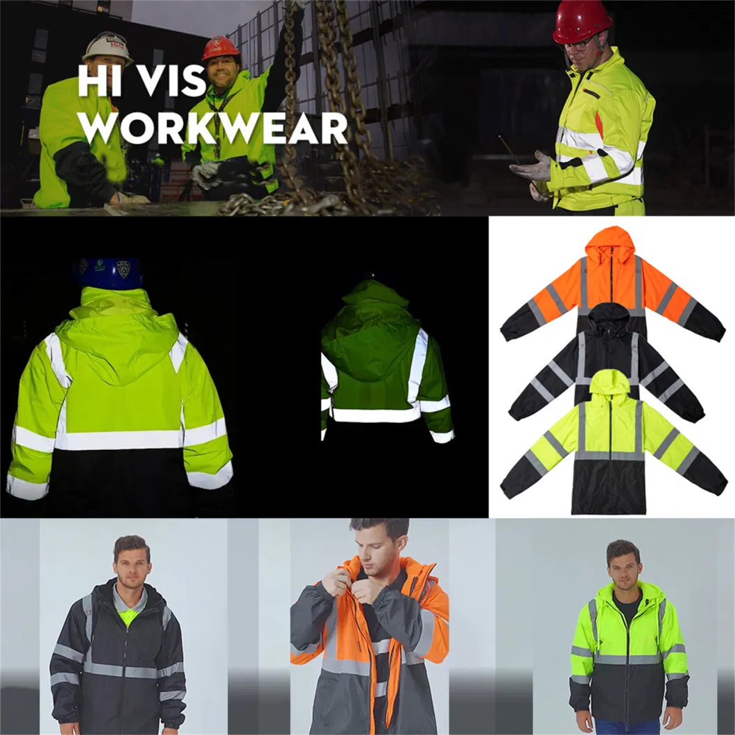 Custom Construction Hi Vis Cotton Fire Resistant Durable Uniform Jumpsuit Factory Weld Racing Traffic Mechanie Workwear Safety Wear