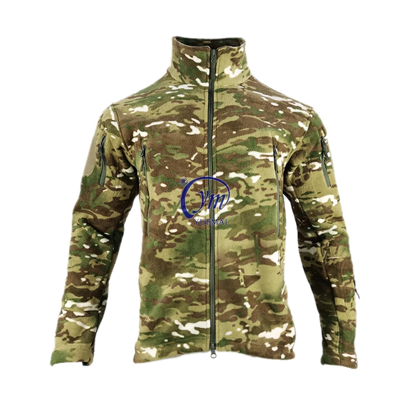 Lightweight Men Comfortable Military Camouflage Outdoor Sport Army Fleece Jacket