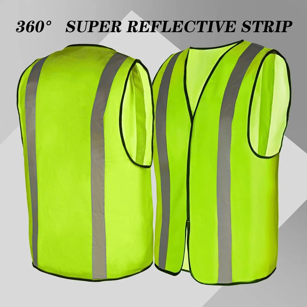 Customized High-Vis Reflective Safety Vest for Outdoor Operator and Sportsmen