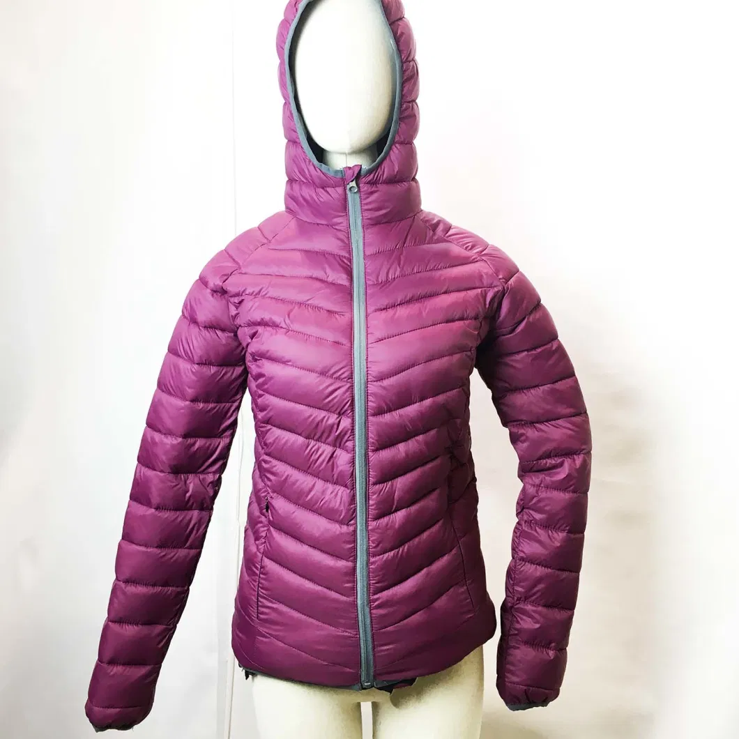 Ladies&prime; Nylon Water Repellant Fake Down Jacket, Winter Jacket, Women Jacket, Outdoor Wear, Winter Clothing, Filling Jacket, Fashion Fake Down Jacket