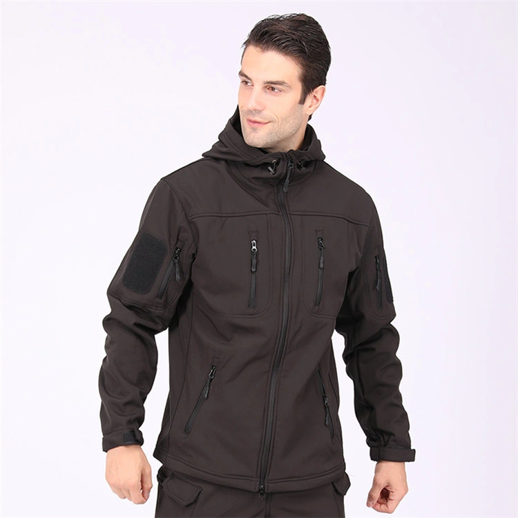 Black New Style Esdy Army Style Hunting Military Style Tactical Softshell Jacket