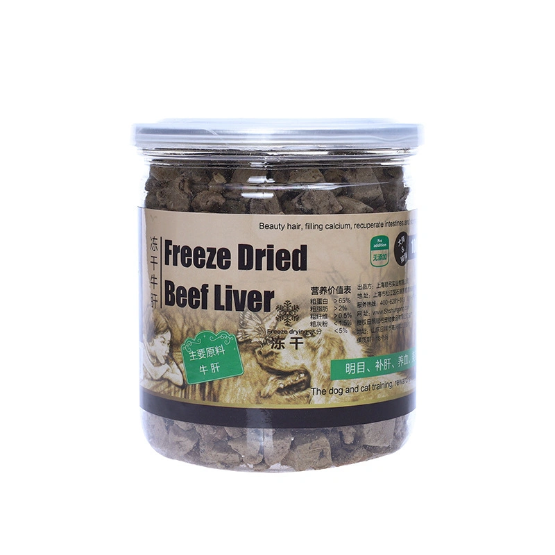 Freeze-Dried Cat Snacks Canned Beef and Chicken Pellets Training Reward Dog Snacks