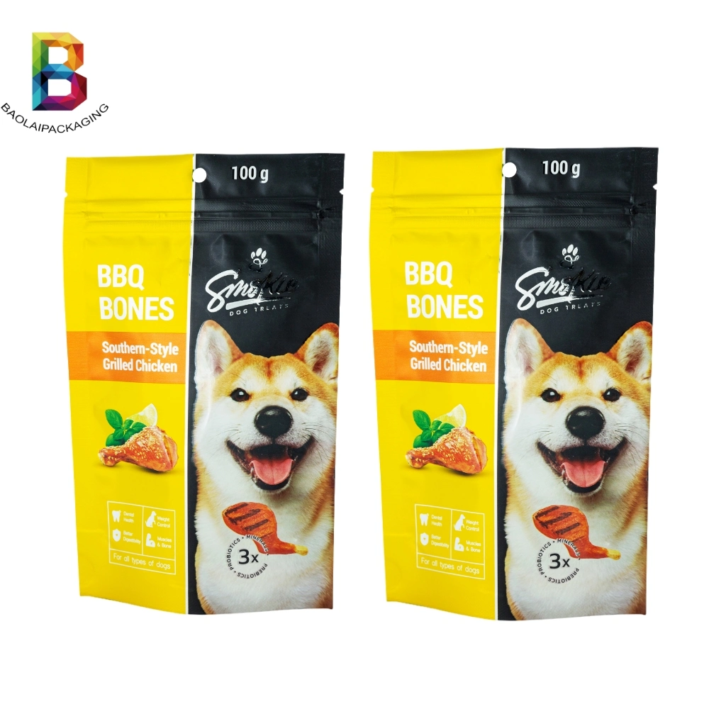 Dog Food Printed Packaging Plastic Stand up Pouch Pet Food Packaging Bag