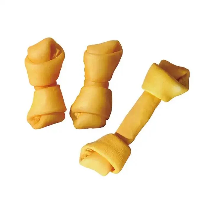 Various Pet Dental Snacks Rawhide Knotted Bone Dog Treats