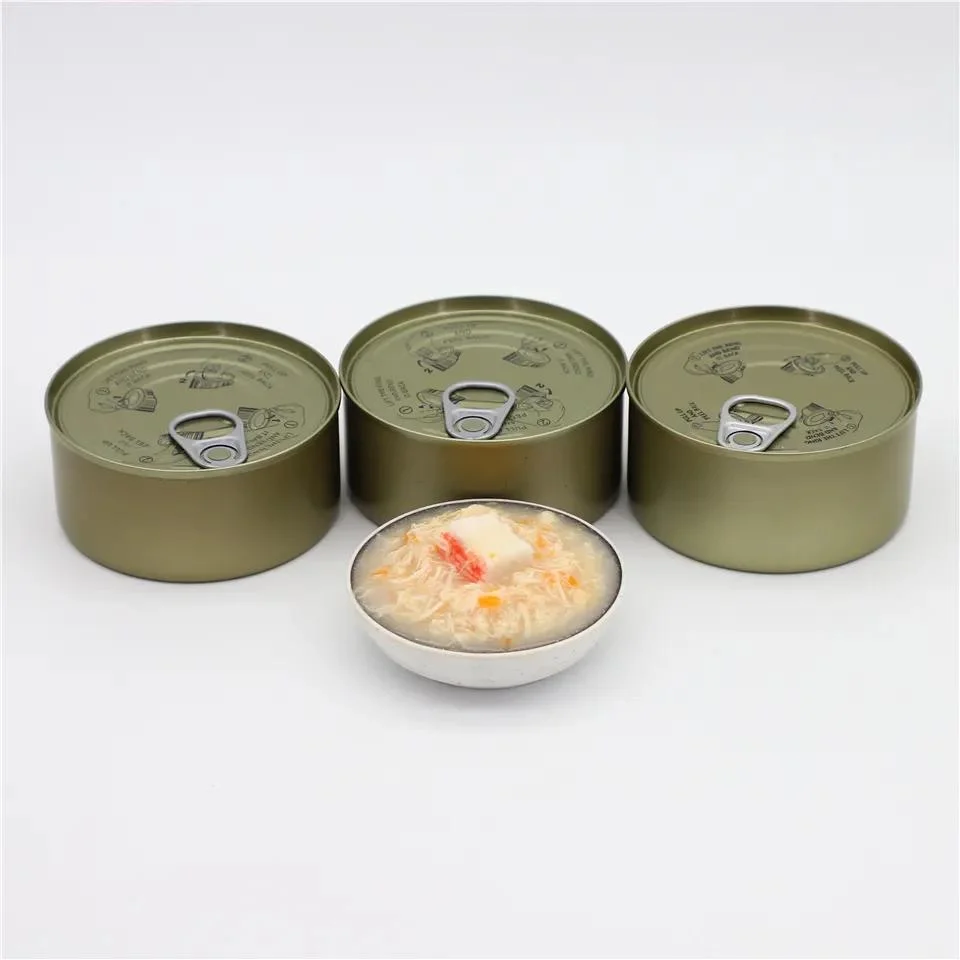 Natural Meat Chicken Flavor Canned Wet Cat Food Pet Treat