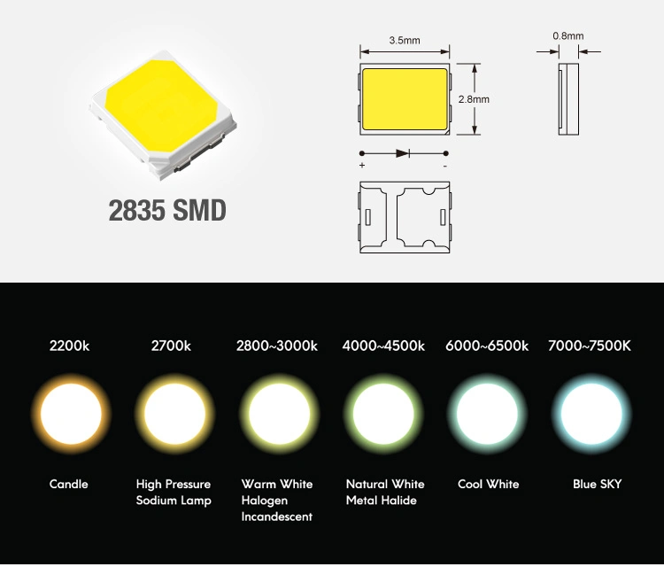 Factory Price Flexible LED Light Bar SMD2835 128LED DC24V Single Color for Indoor Lighting