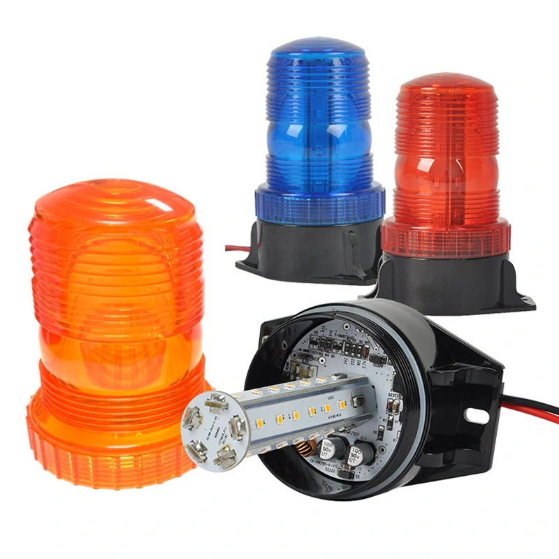 Forklift Parts 60V LED Warning LED Flashing Amber Beacon Light for Truck