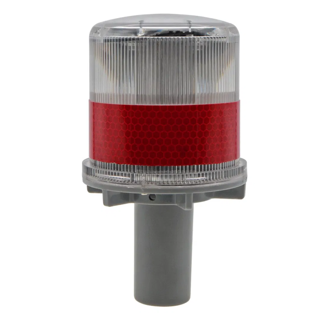 Solar Flashing LED Marina Dock Barge Boat Safety Beacon Light