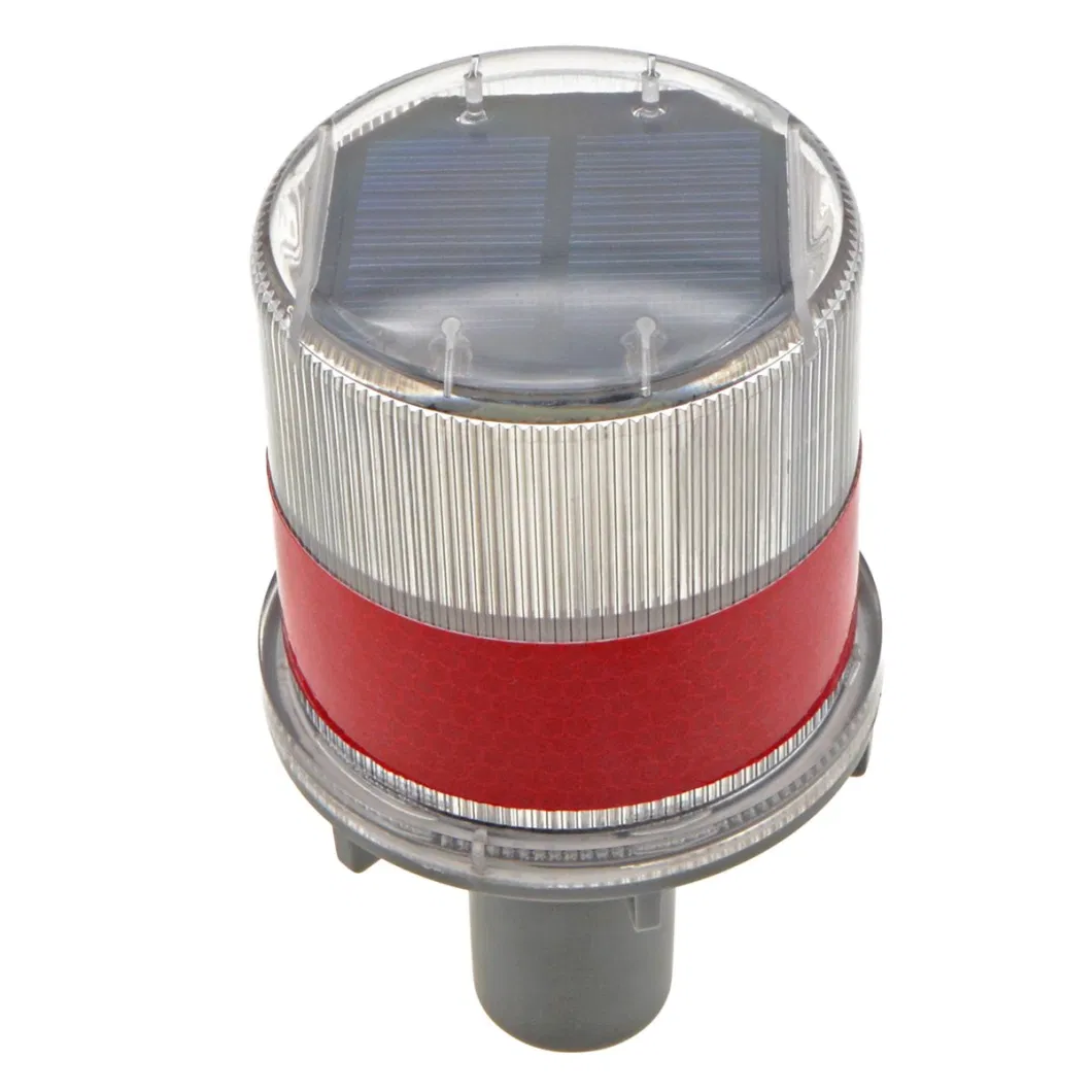 Traffic Solar LED Blinking Warning Lamp for Road Safety Solution