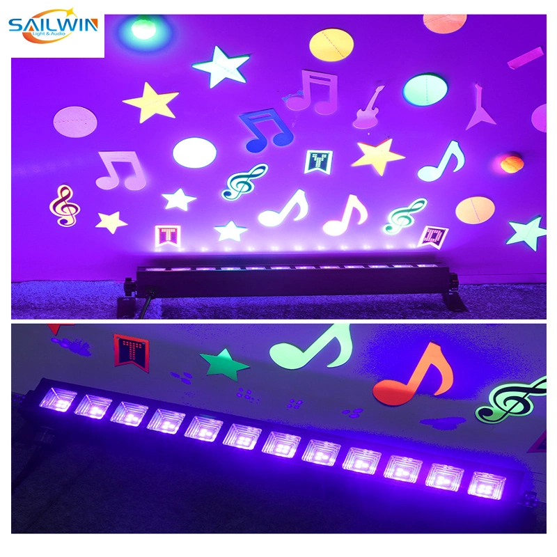 36W 40LEDs UV DJ Christmas LED Black Light Flashlight Purple Lights