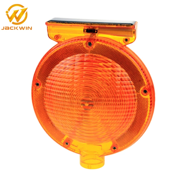 Solar LED Traffic Cone Light High Brightness Warning Solar Barricade Light for Post