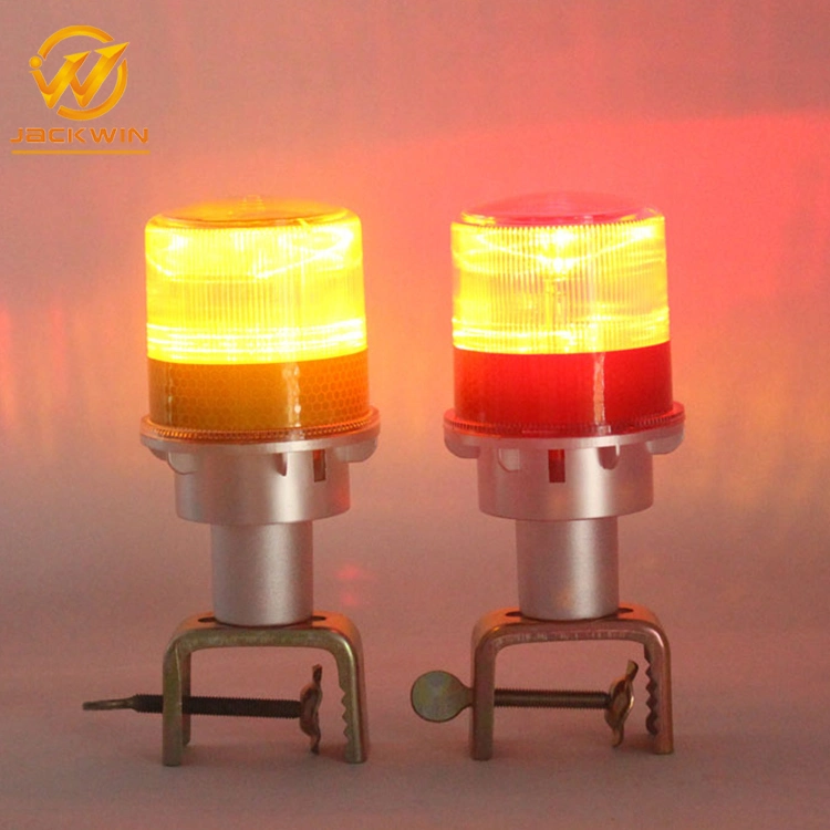 Emergency Solar Traffic Warning Light Hazard Barricade Beacon Light