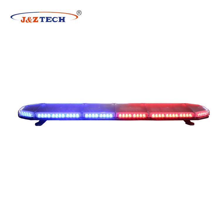 Dual Color Clear Lens Emergency Roof Warning Beacons LED Strobe Lightbar