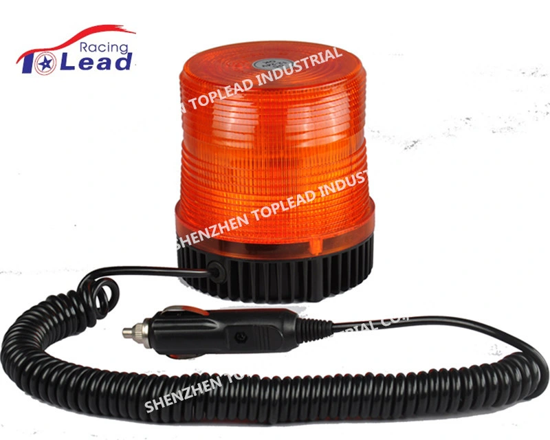 Super Bright LED Light Strobe Beacon, Red /Amber Magnetic Flashing Police Light