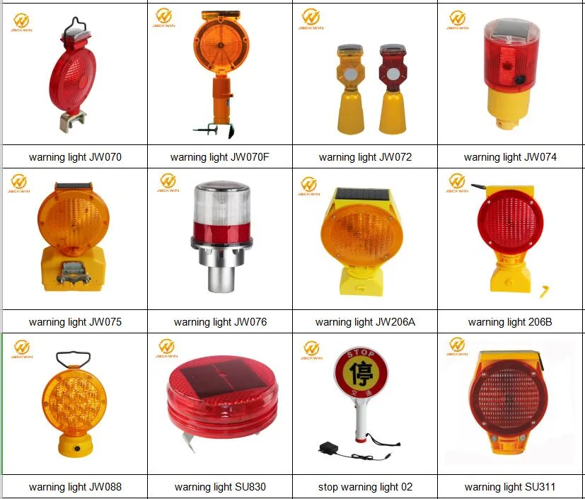 Emergency Solar Traffic Warning Light Hazard Barricade Beacon Light