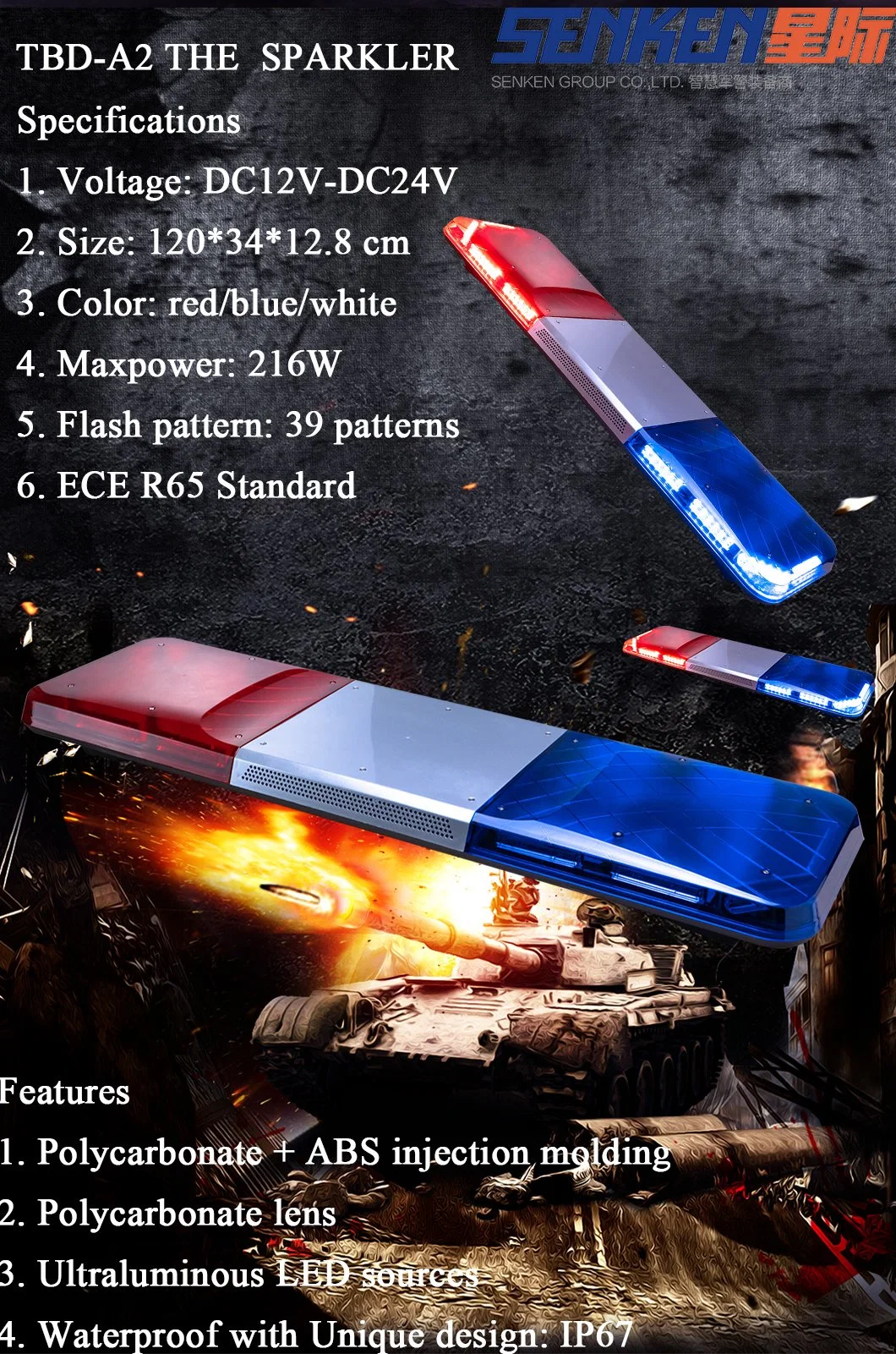 Top 10 China Police Lightbars Manufacturers &amp; Suppliers ECE R65 New Design 3W LED Police Lightbar