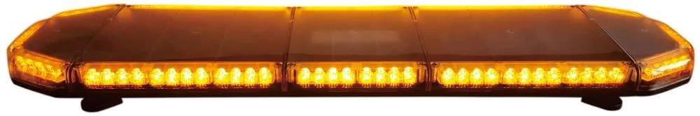 Dual Color Clear Lens Emergency Roof Warning Beacons LED Strobe Lightbar