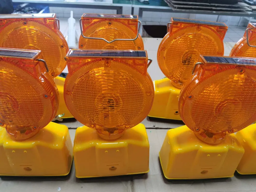 Solar Power LED Warning Light Solar LED Flashing Beacon IP54 Warning Light