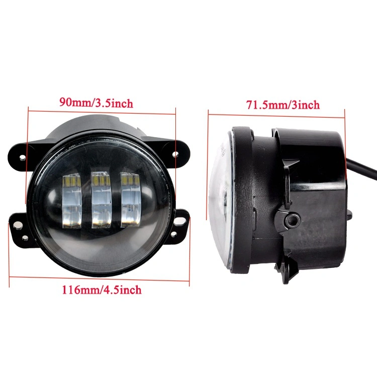 3.5 Inch 30W Car White LED Passing Fog Light for Jeep Truck