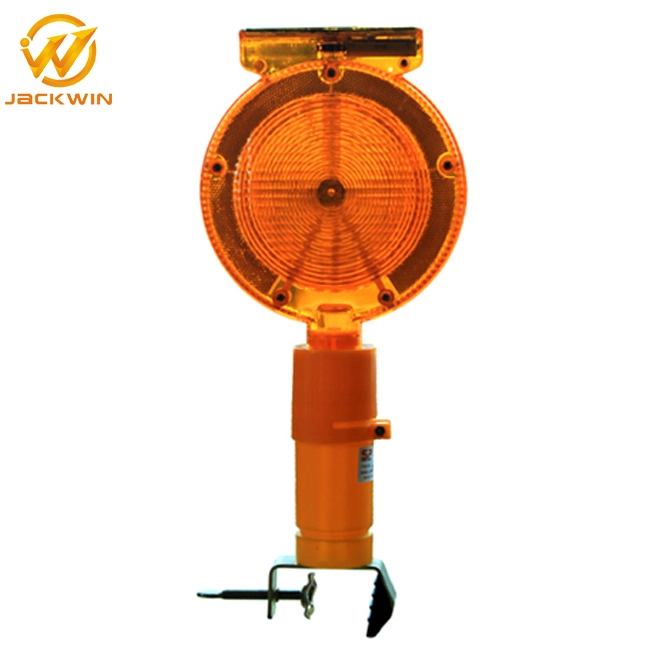 Solar LED Traffic Cone Light High Brightness Warning Solar Barricade Light for Post