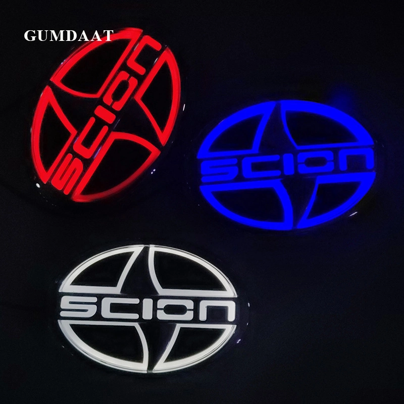 Auto Logo LED Light Car 3D Grille Emblem Badge Vehicle Beacon Lights for Scion