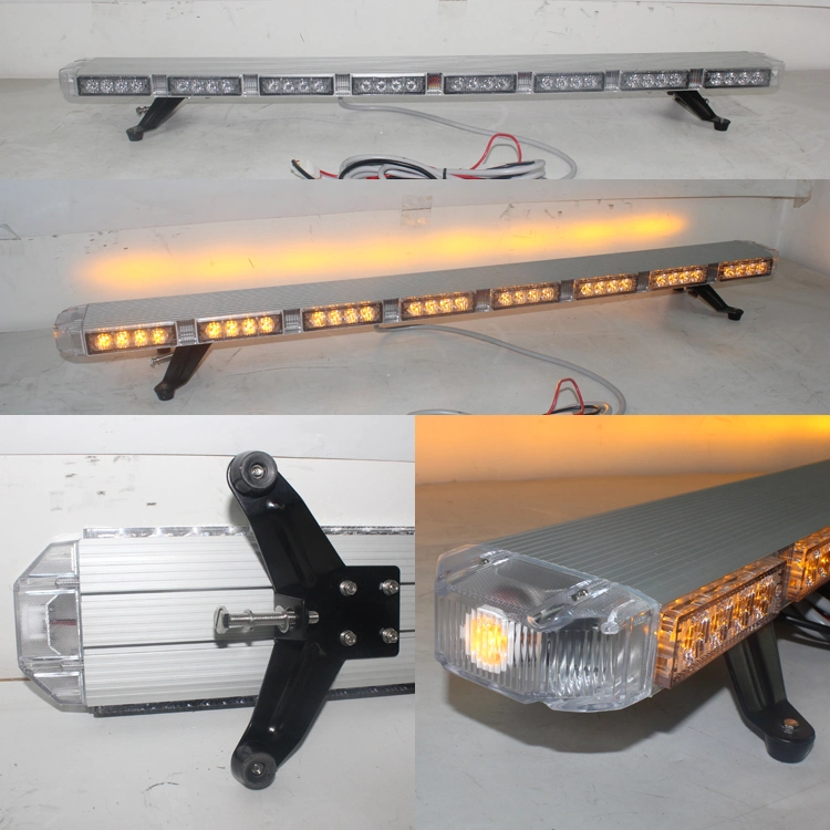 48 Inch Super Slim Aluminum Amber LED Warning Strobe Light Bars